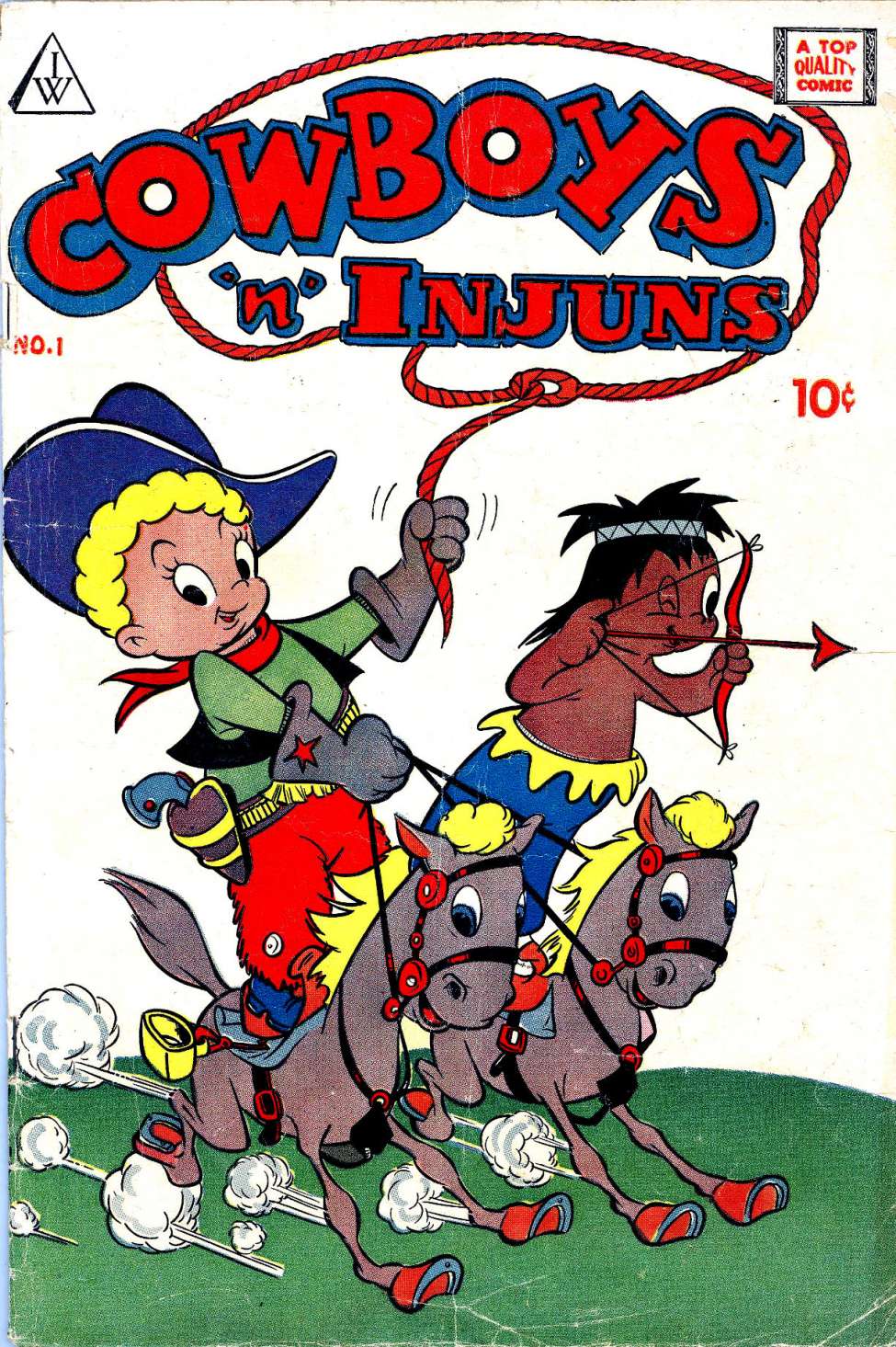 Comic Book Cover For Cowboys 'N' Injuns 1