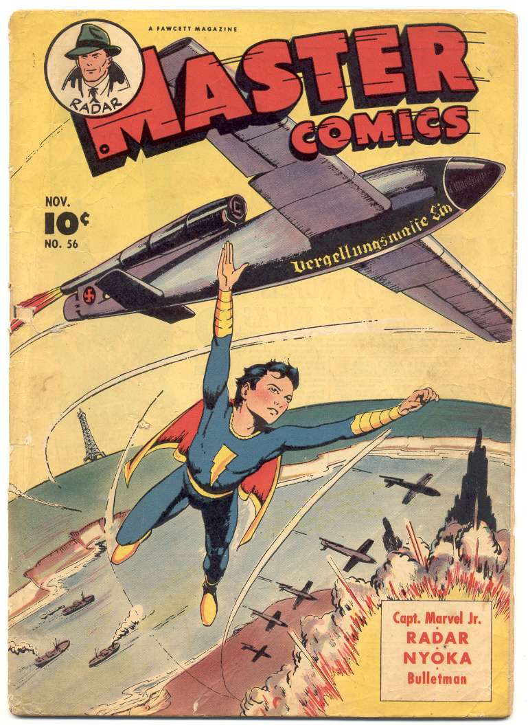 Comic Book Cover For Master Comics 56