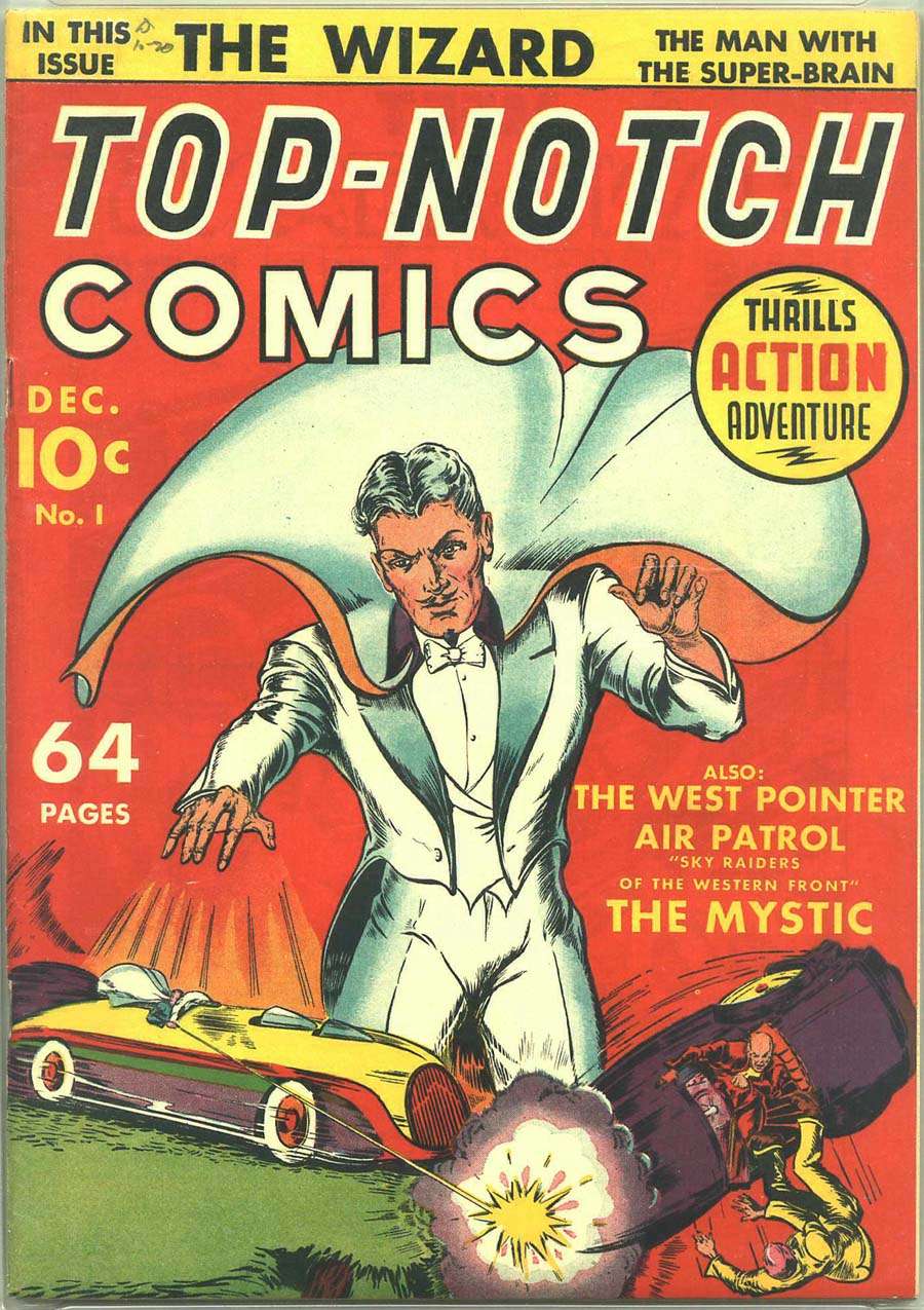 Comic Book Cover For Top Notch Comics 1