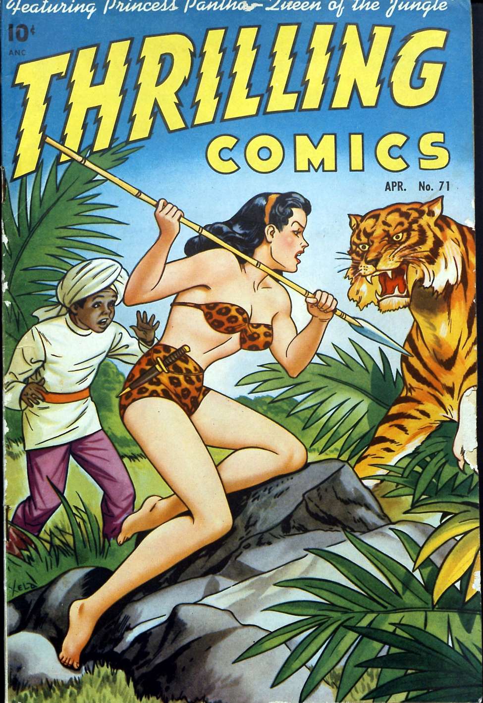 Book Cover For Thrilling Comics 71