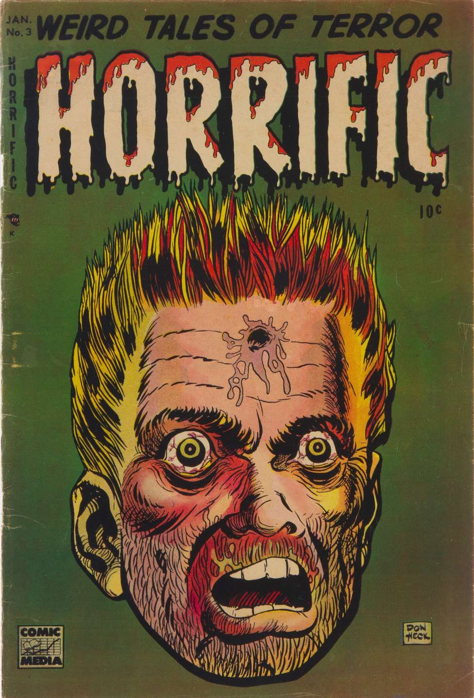 Book Cover For Horrific 3 - Version 2