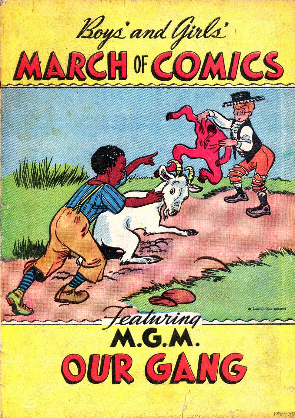 Book Cover For March of Comics 3 - Featuring M.G.M Our Gang