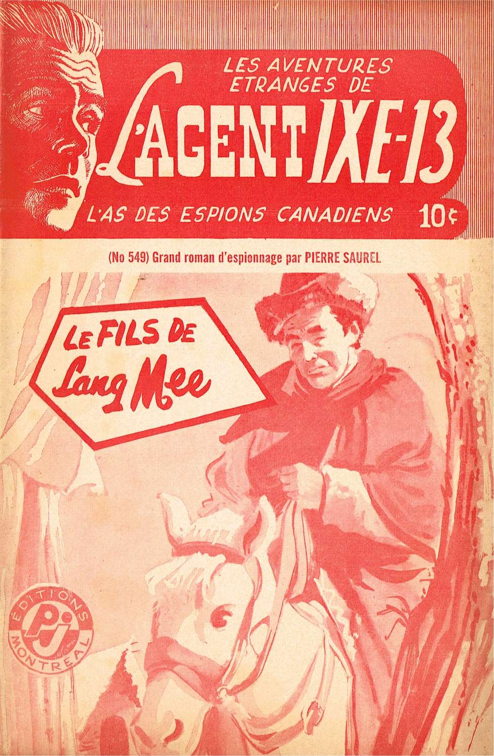 Book Cover For L'Agent IXE-13 v2 549 - Le fils de Lang Mee