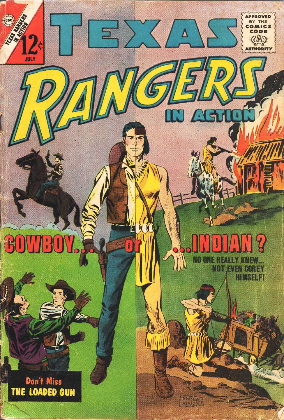 Comic Book Cover For Texas Rangers in Action 40