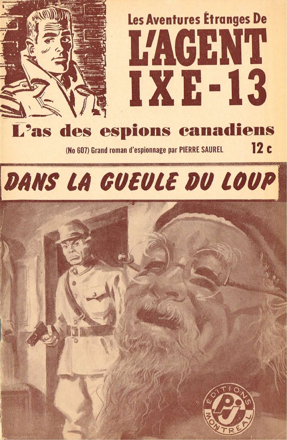 Book Cover For L'Agent IXE-13 v2 607 - Dans la gueule du loup