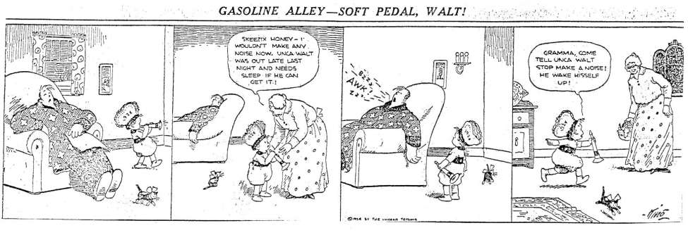 Comic Book Cover For Gasoline Alley 1924