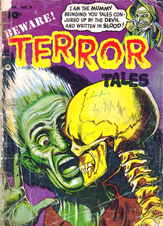Comic Book Cover For Beware! Terror Tales 6