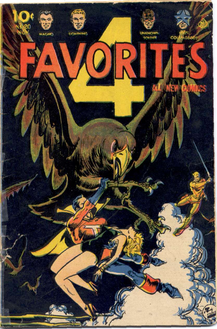Comic Book Cover For Four Favorites 20 - Version 1