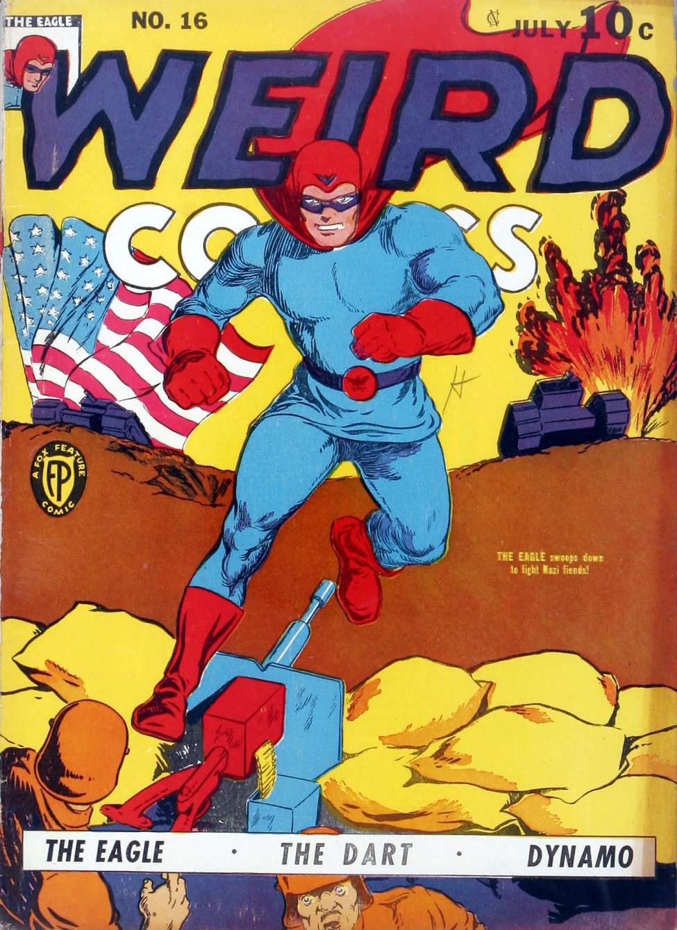 Comic Book Cover For Weird Comics 16