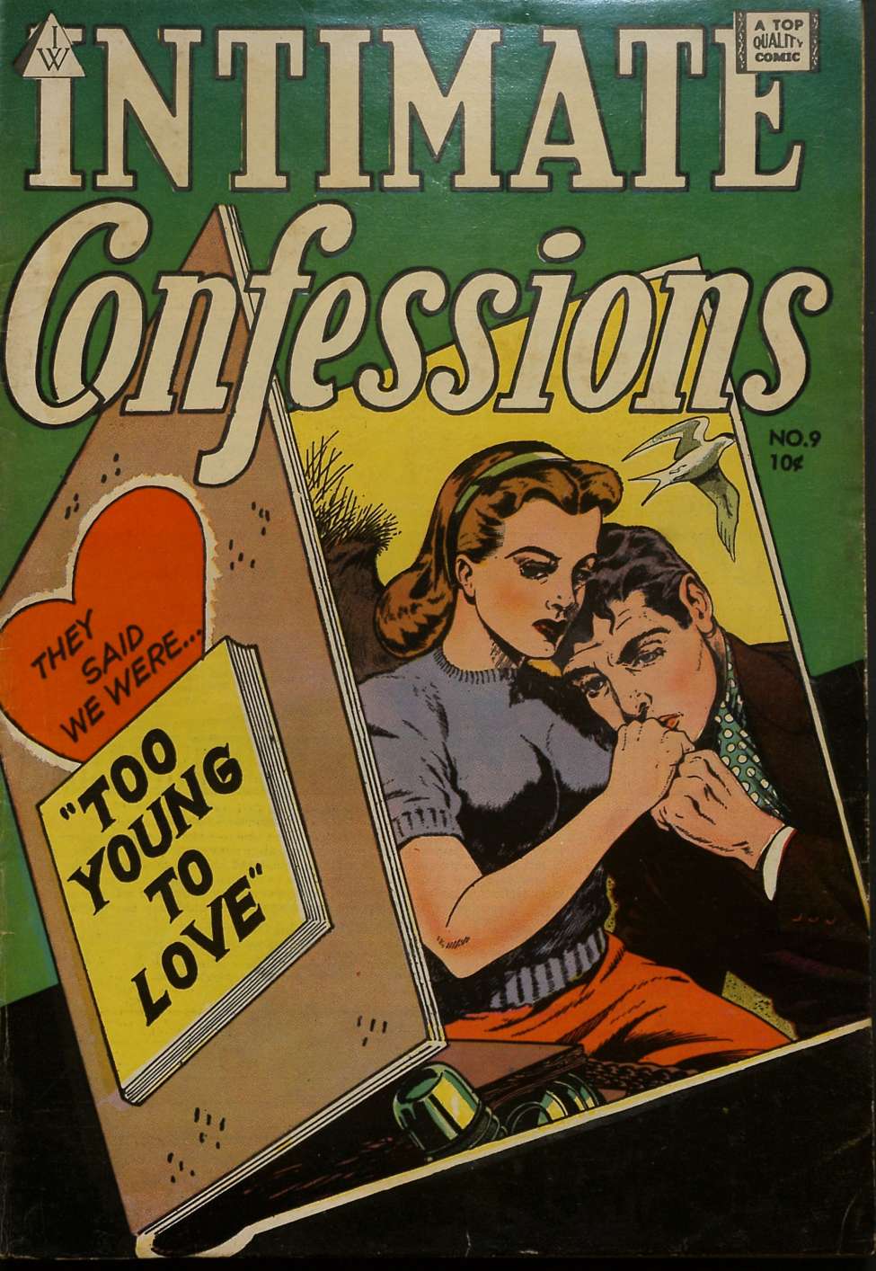 Comic Book Cover For Intimate Confessions 9
