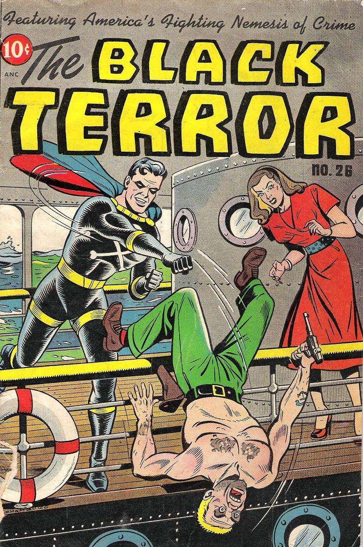 Comic Book Cover For The Black Terror 26