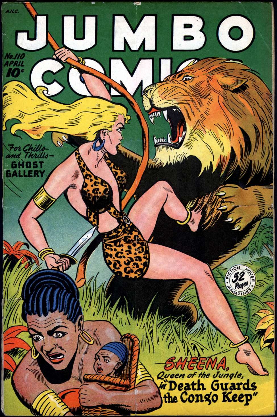 Comic Book Cover For Jumbo Comics 110