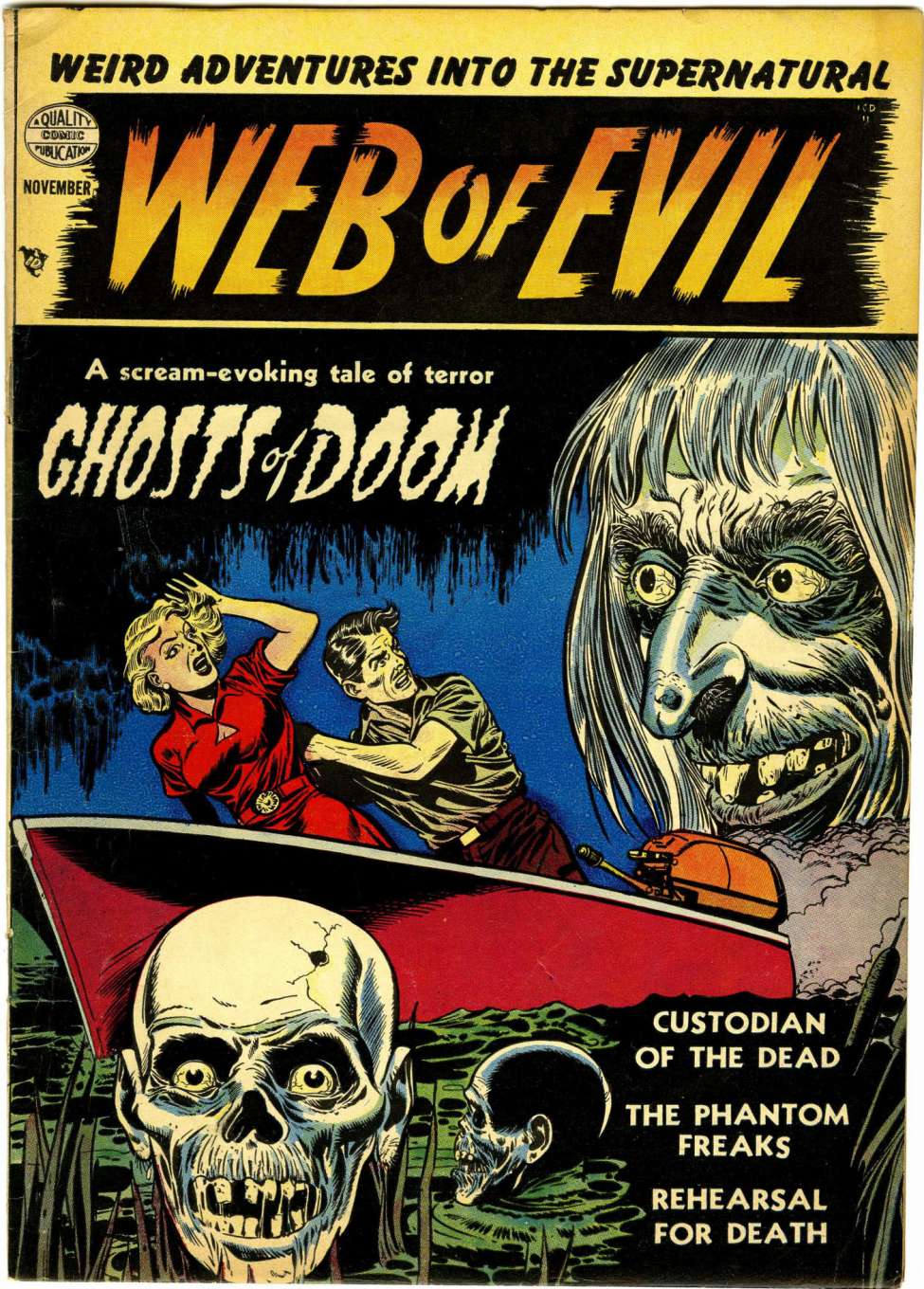 Comic Book Cover For Web of Evil 1