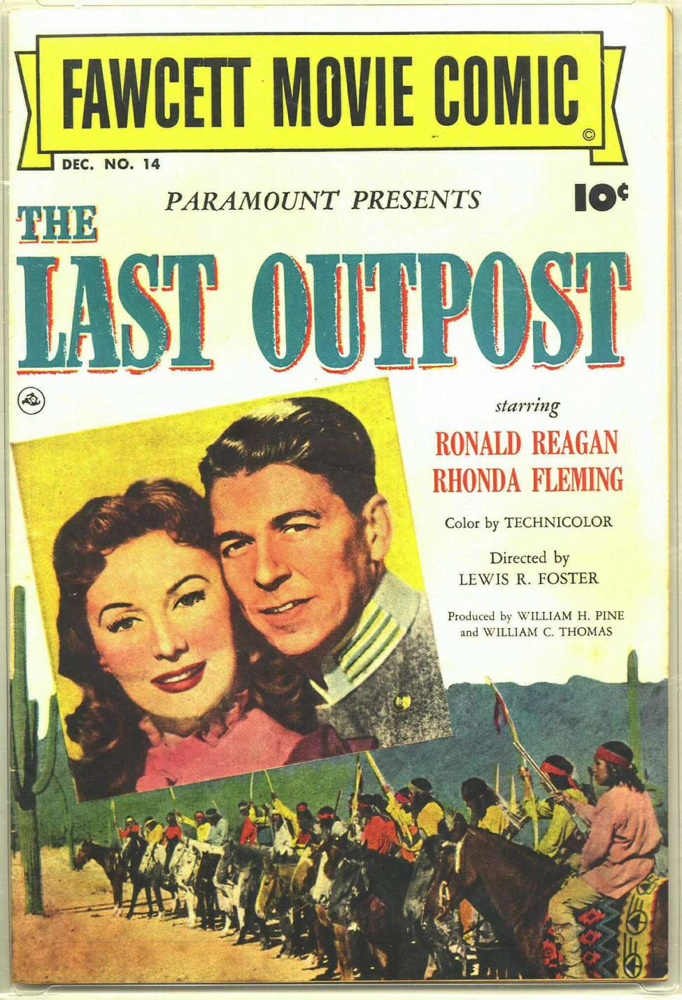 Comic Book Cover For Fawcett Movie Comic 14 - The Last Outpost - Version 1