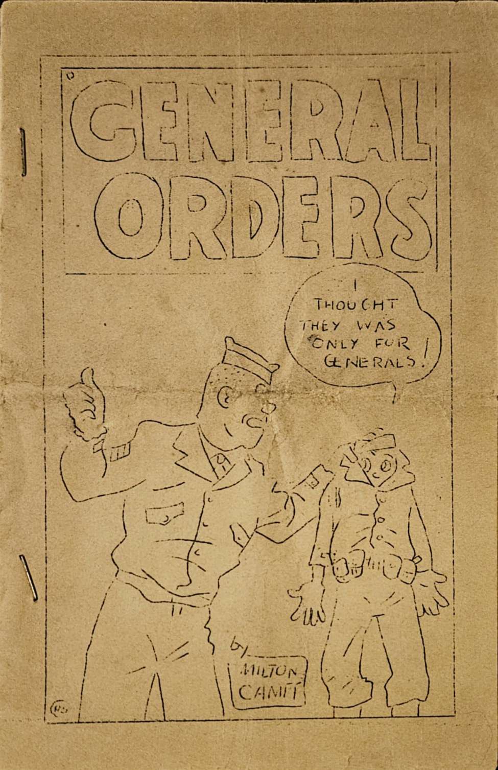Book Cover For General Orders