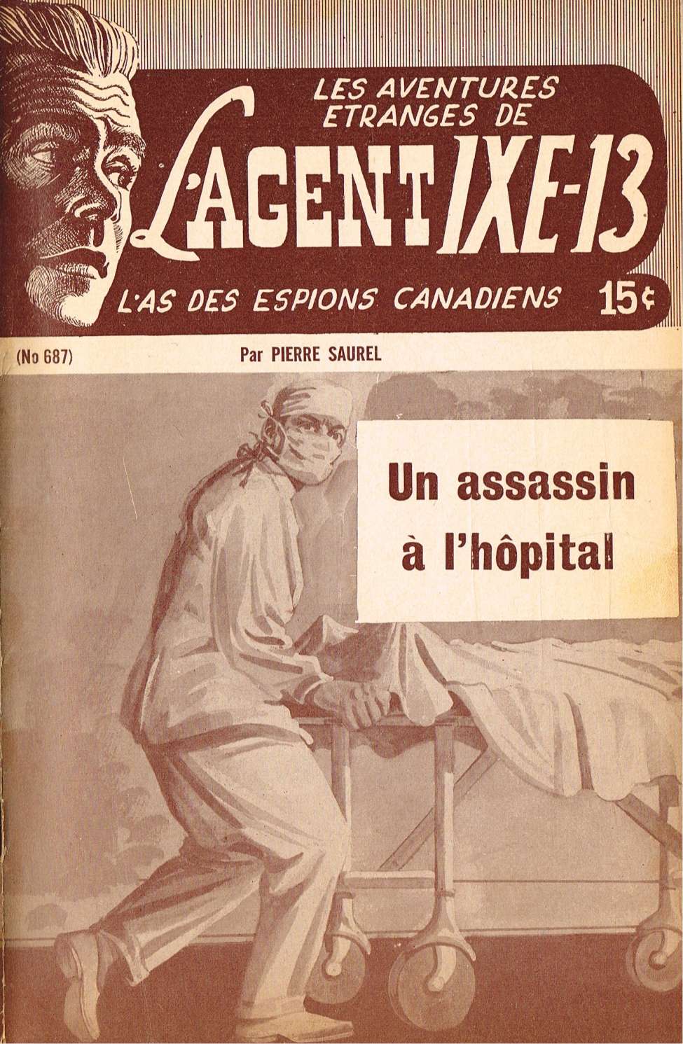 Book Cover For L'Agent IXE-13 v2 687 - Un assassin à l'hôpital