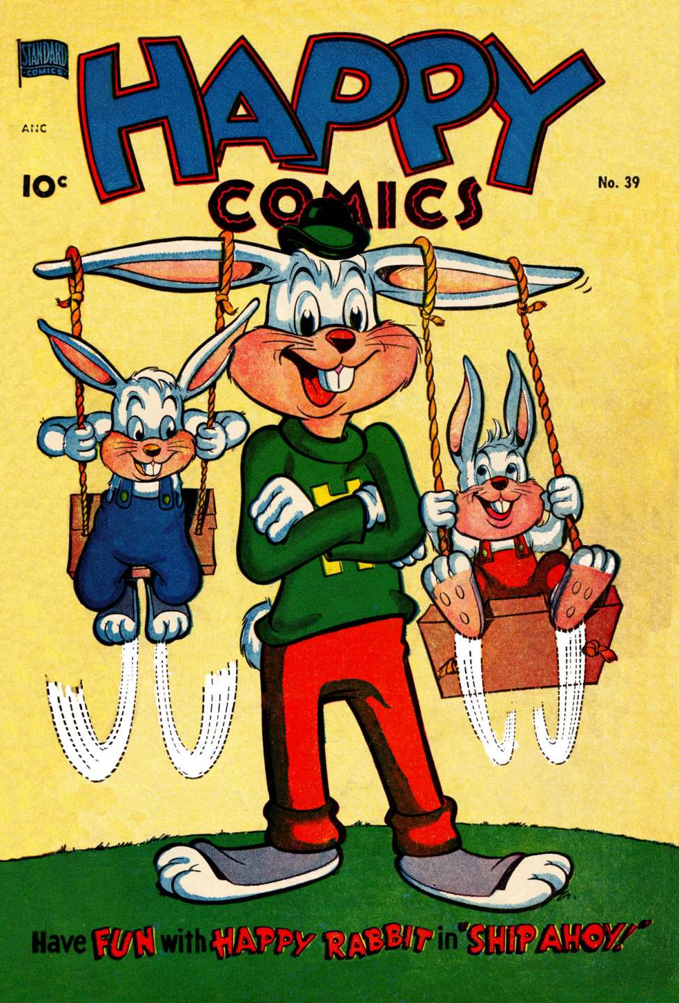 Comic Book Cover For Happy Comics 39 (Can.)