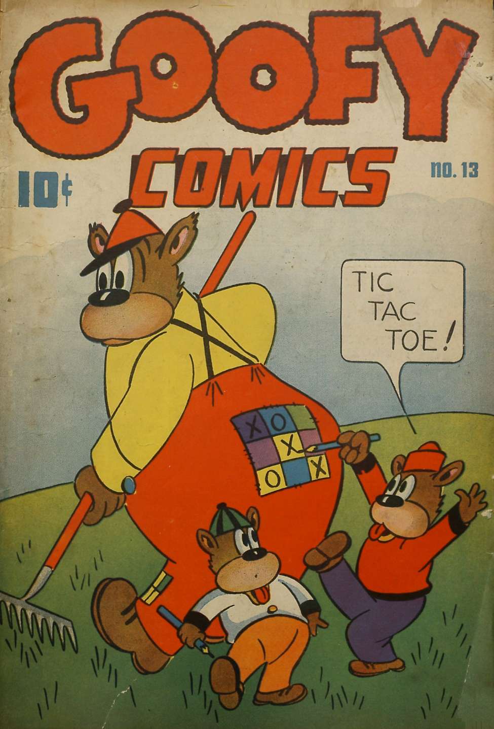Comic Book Cover For Goofy Comics 13
