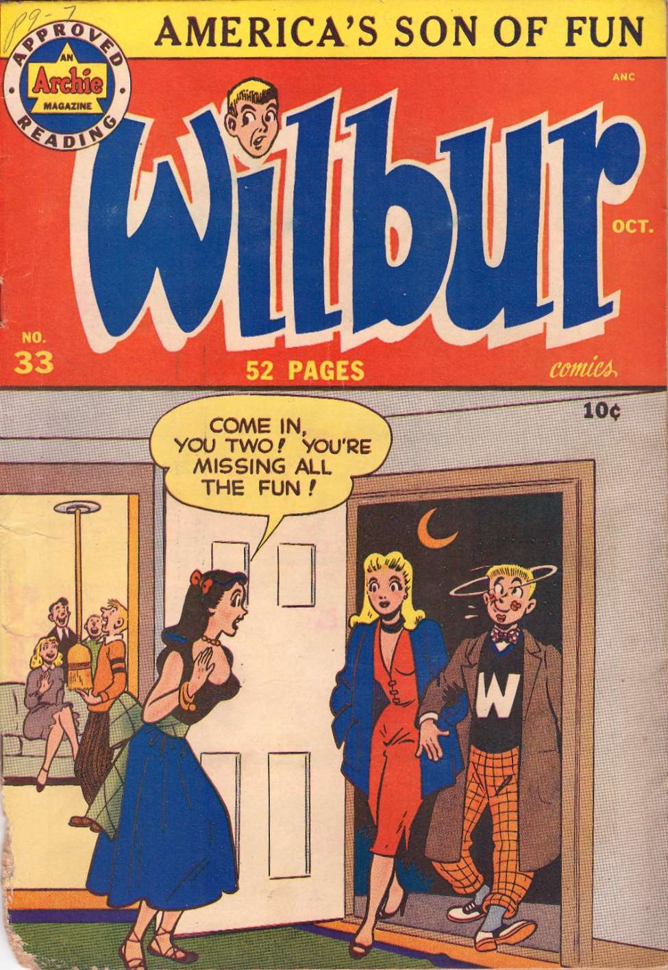 Comic Book Cover For Wilbur Comics 33