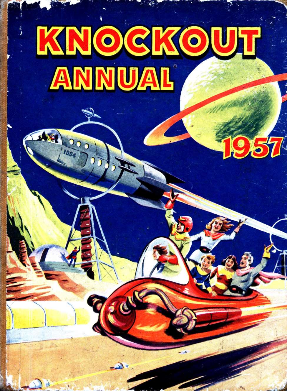 Comic Book Cover For Knockout Annual 1957