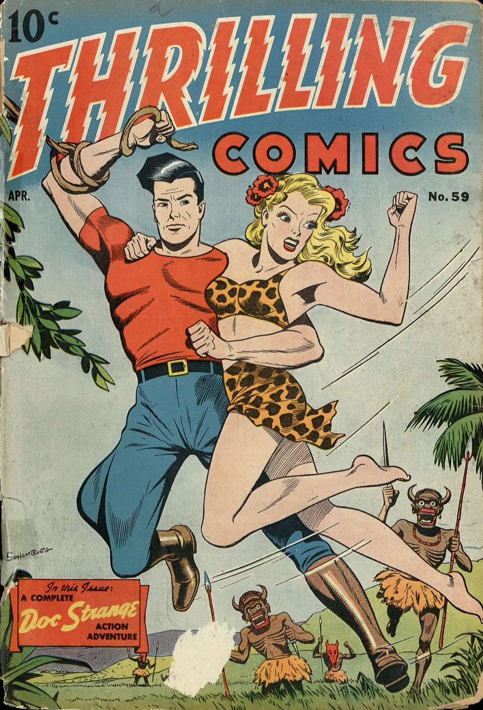 Book Cover For Thrilling Comics 59