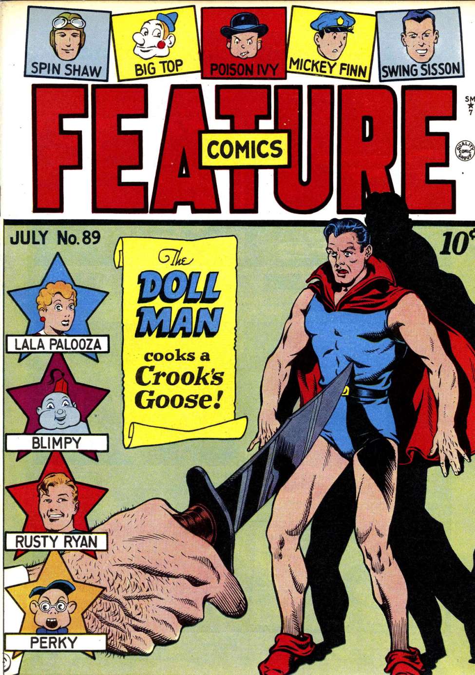Book Cover For Feature Comics 89