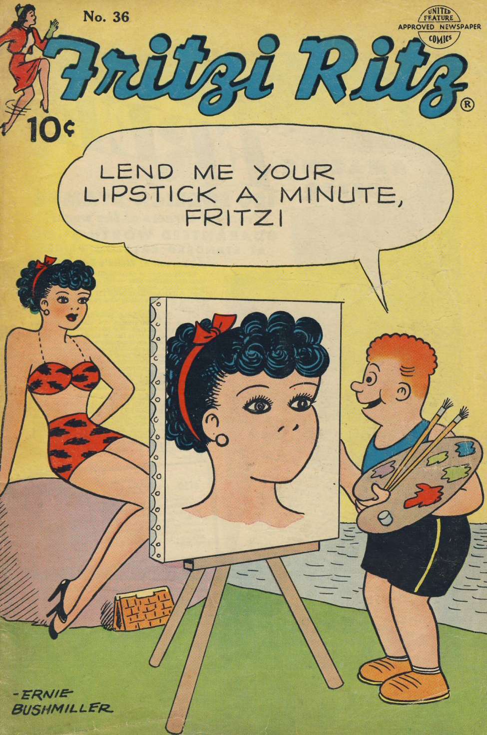 Comic Book Cover For Fritzi Ritz 36