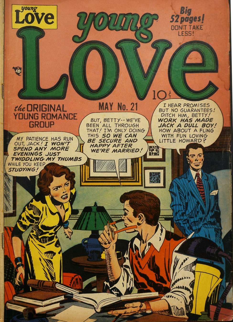 Comic Book Cover For Young Love 21