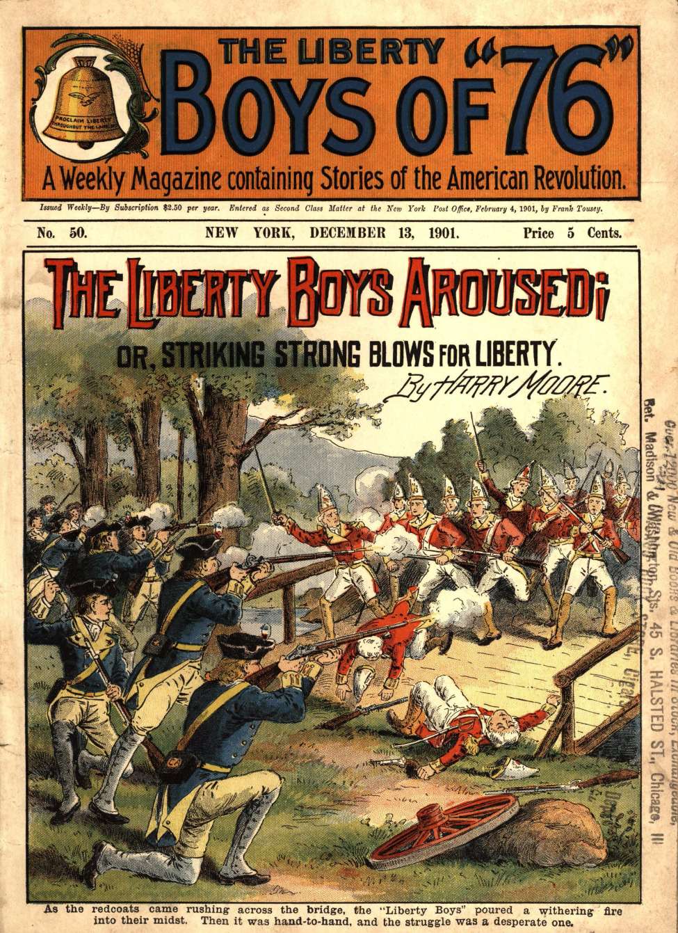 Book Cover For The Liberty Boys of 76 50 - The Liberty Boys Aroused