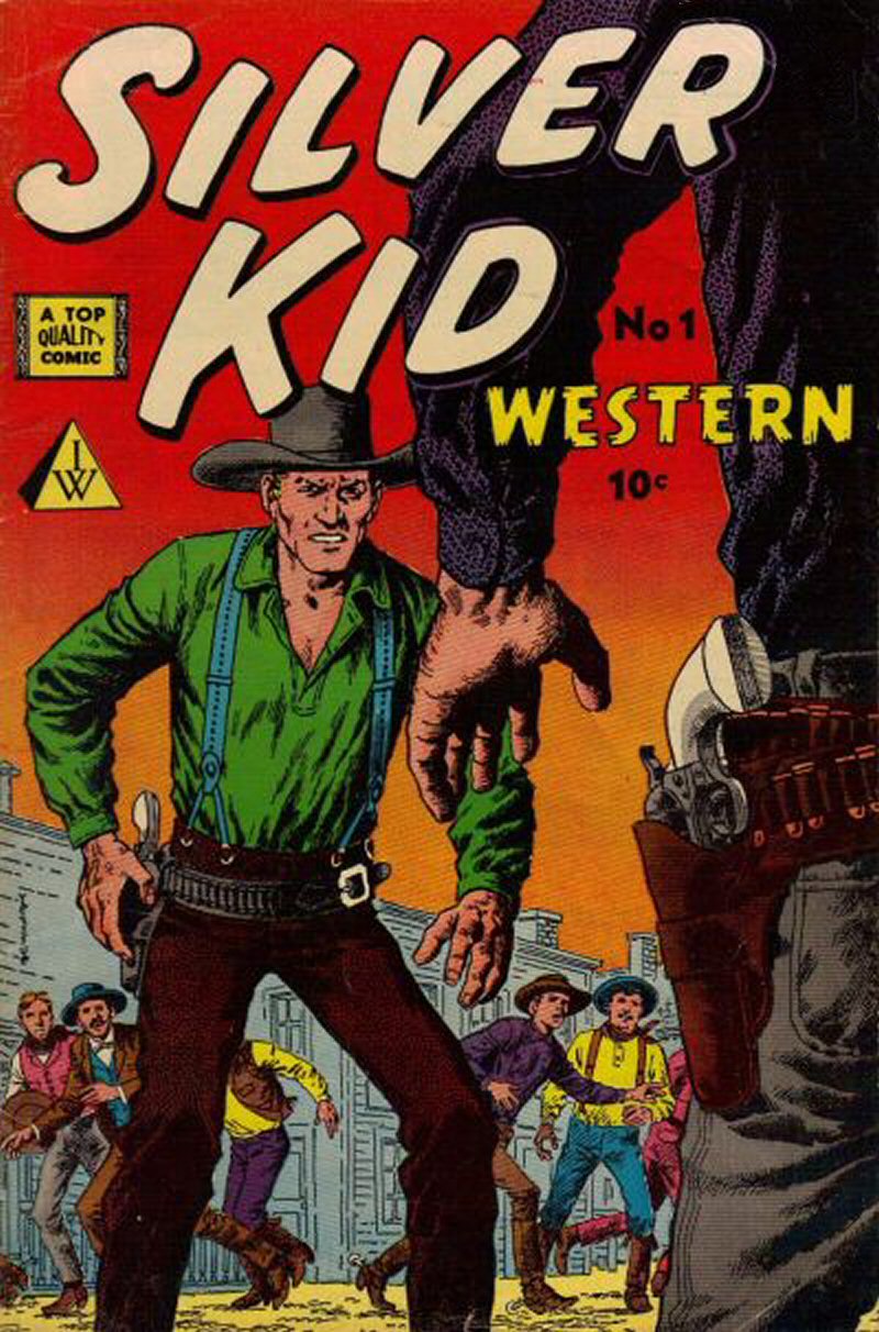 Comic Book Cover For Silver Kid Western 1