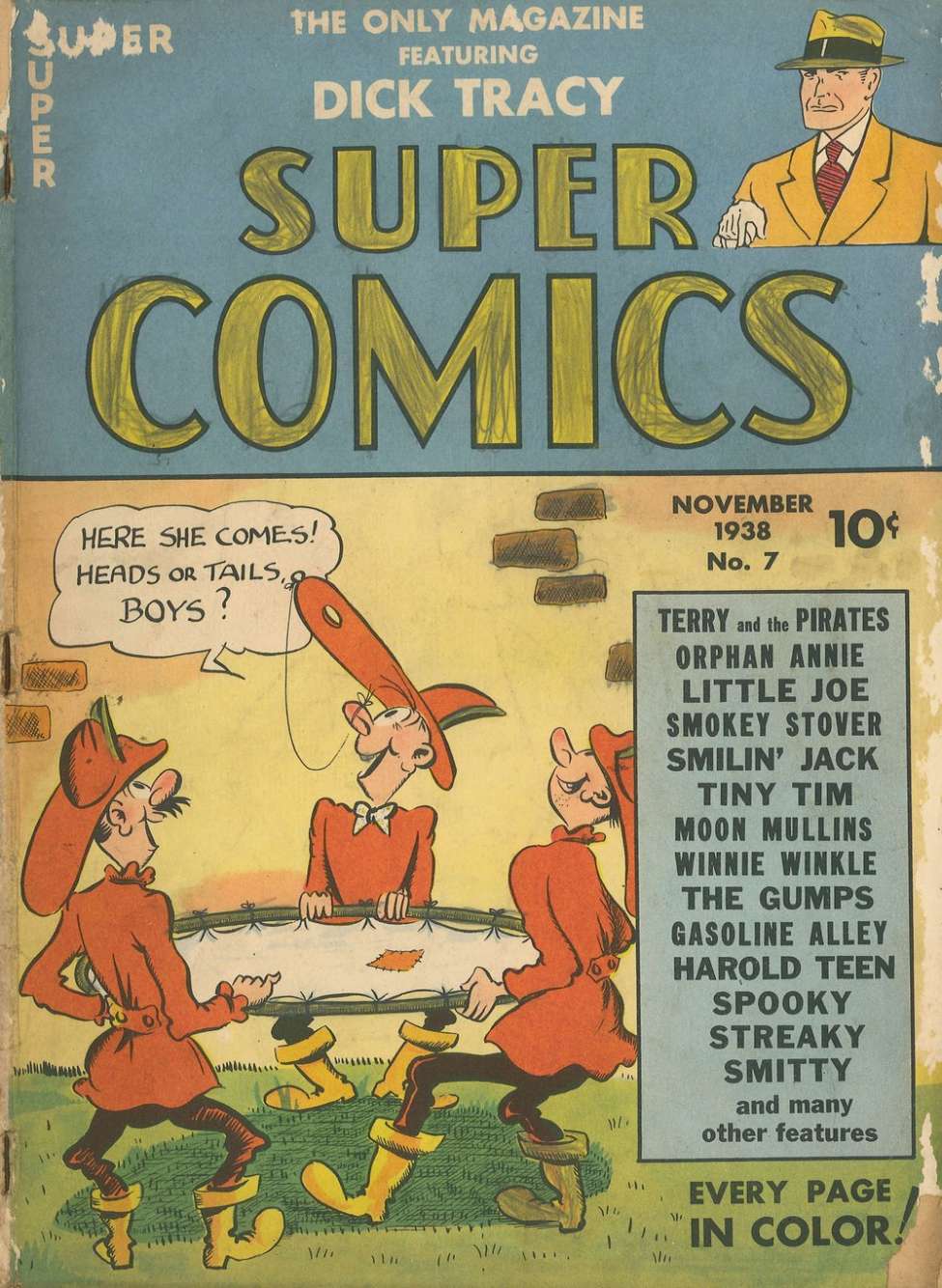 Book Cover For Super Comics 7