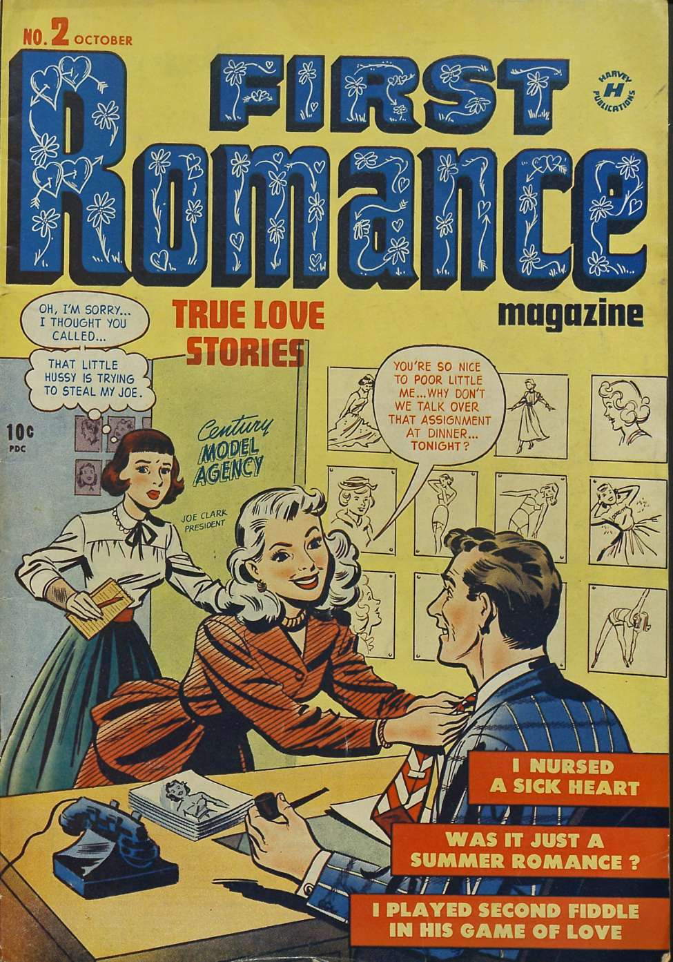 Book Cover For First Romance Magazine 2