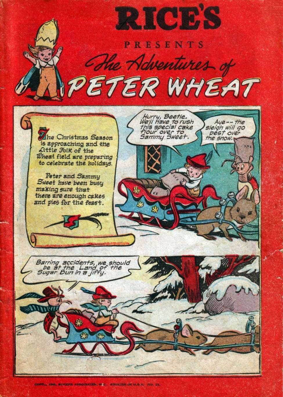 Comic Book Cover For The Adventures of Peter Wheat 21