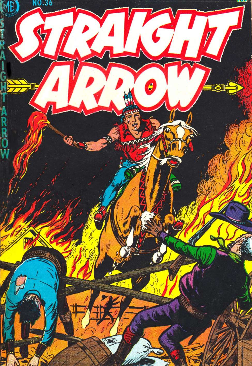 Comic Book Cover For Straight Arrow 36