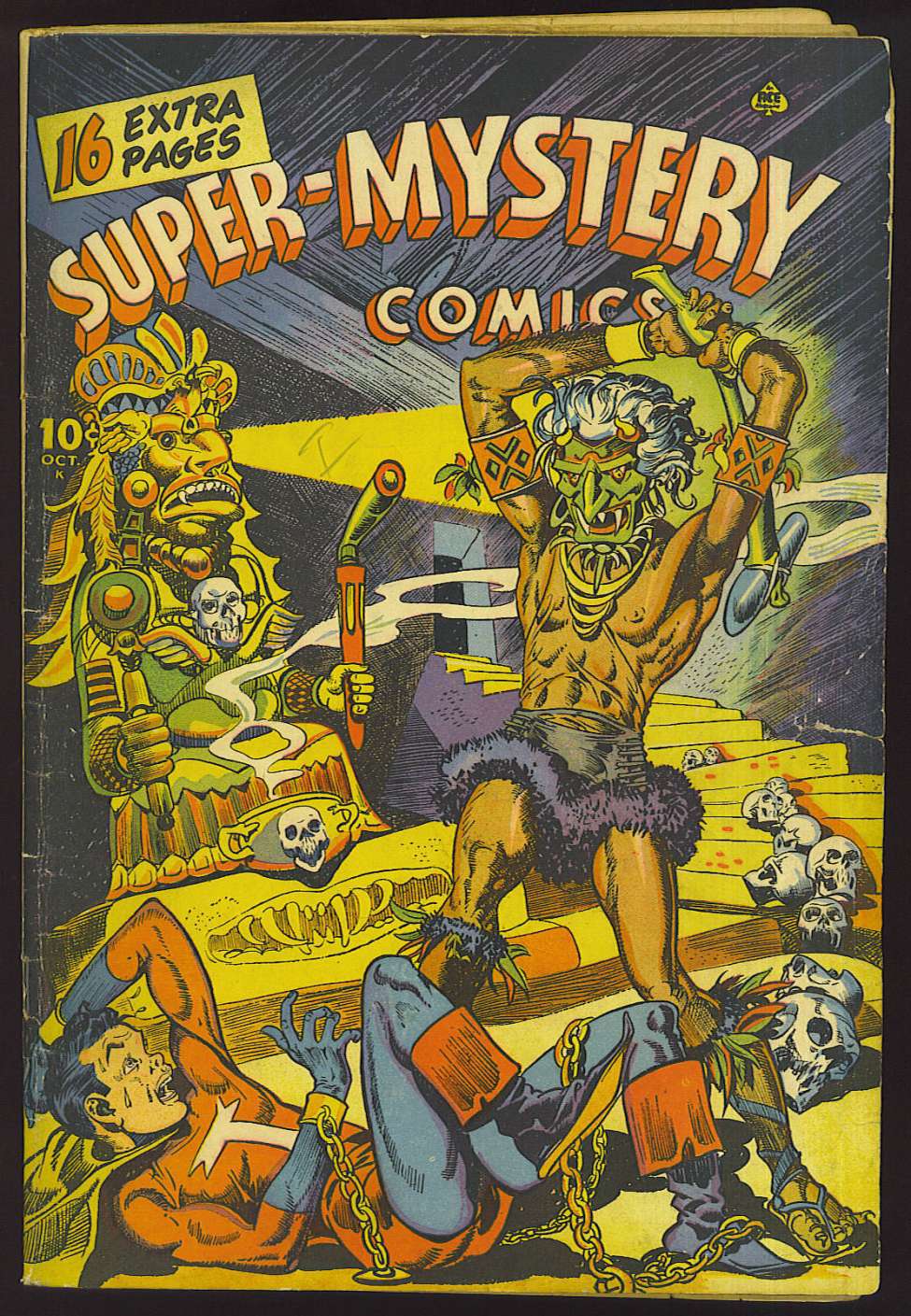 Comic Book Cover For Super-Mystery Comics v6 2