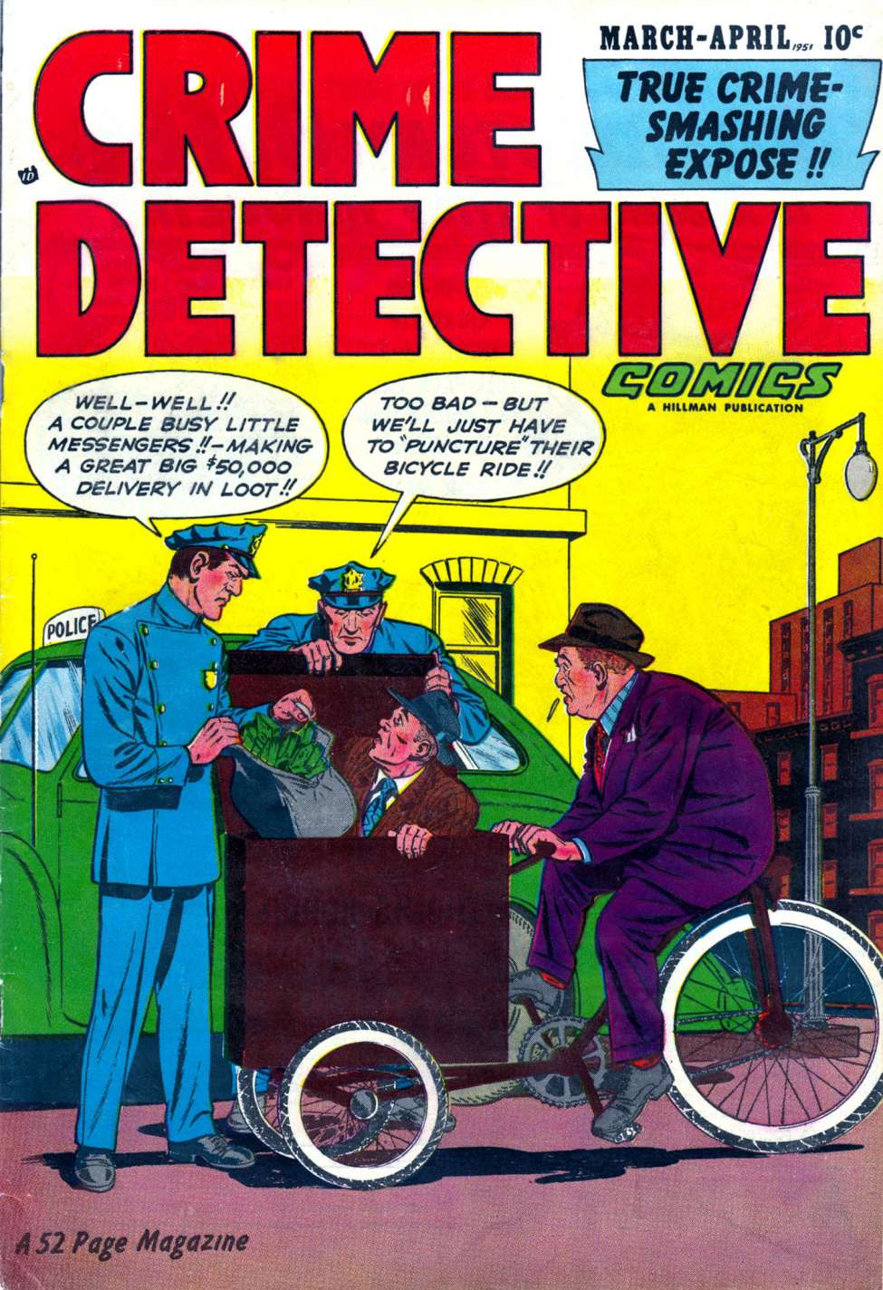 Comic Book Cover For Crime Detective Comics V2 7