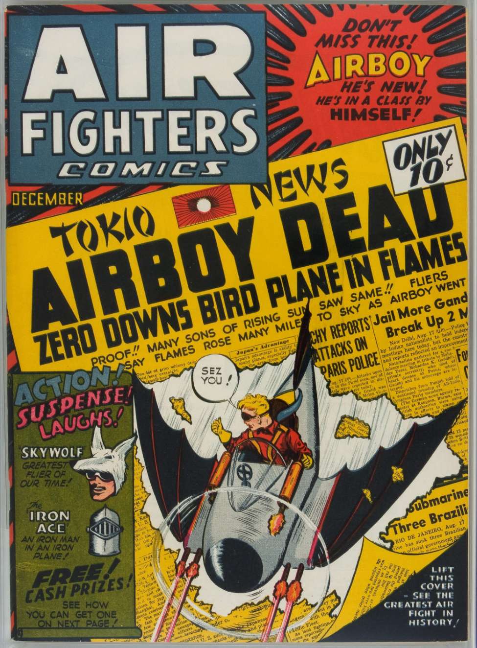 Comic Book Cover For Air Fighters Comics v1 3