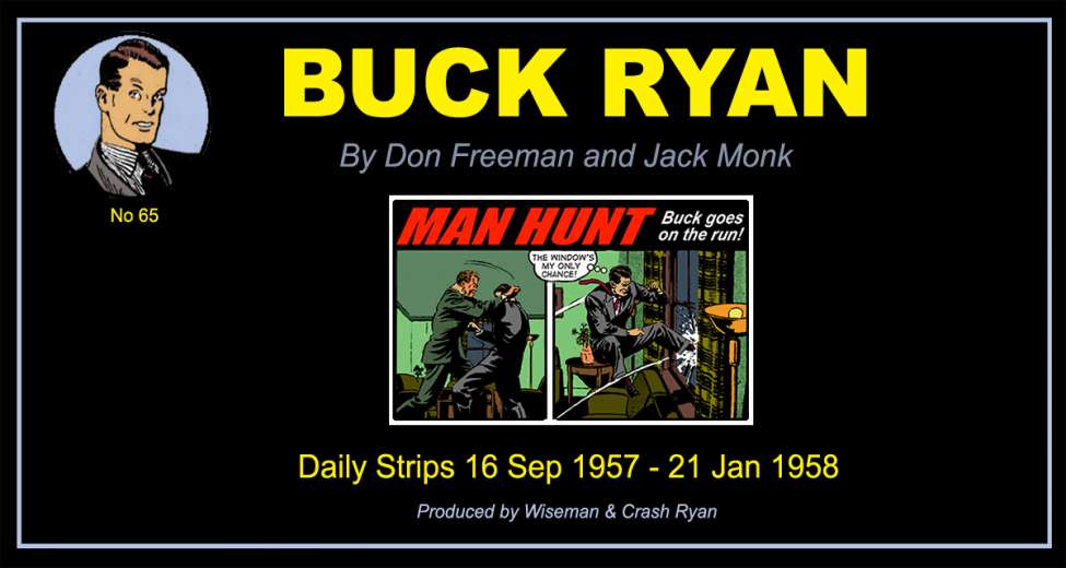 Comic Book Cover For Buck Ryan 65 - Man Hunt