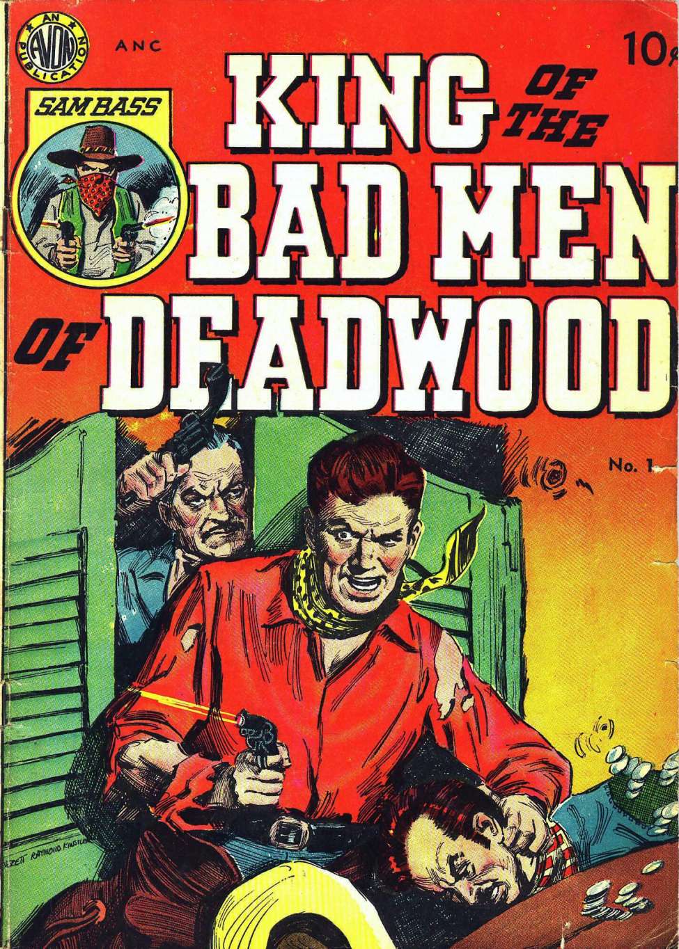Comic Book Cover For King of the Bad Men of Deadwood (alt) - Version 1