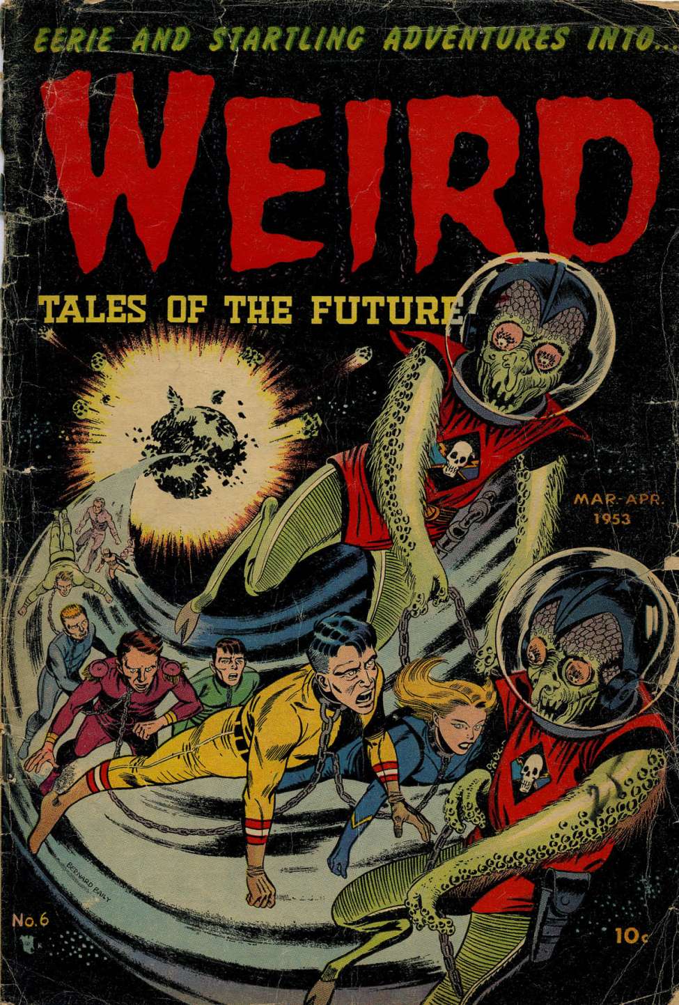 Book Cover For Weird Tales of the Future 6