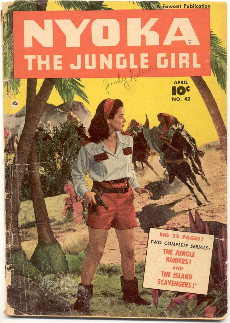 Book Cover For Nyoka the Jungle Girl 42 - Version 1