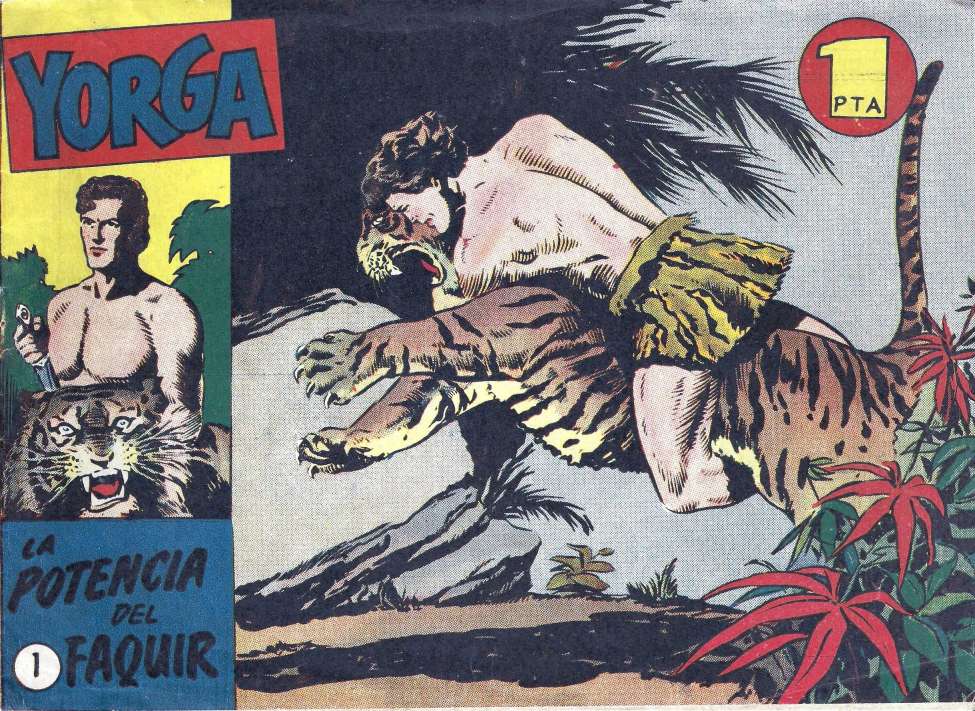 Comic Book Cover For Yorga 1 - La potencia del faquir