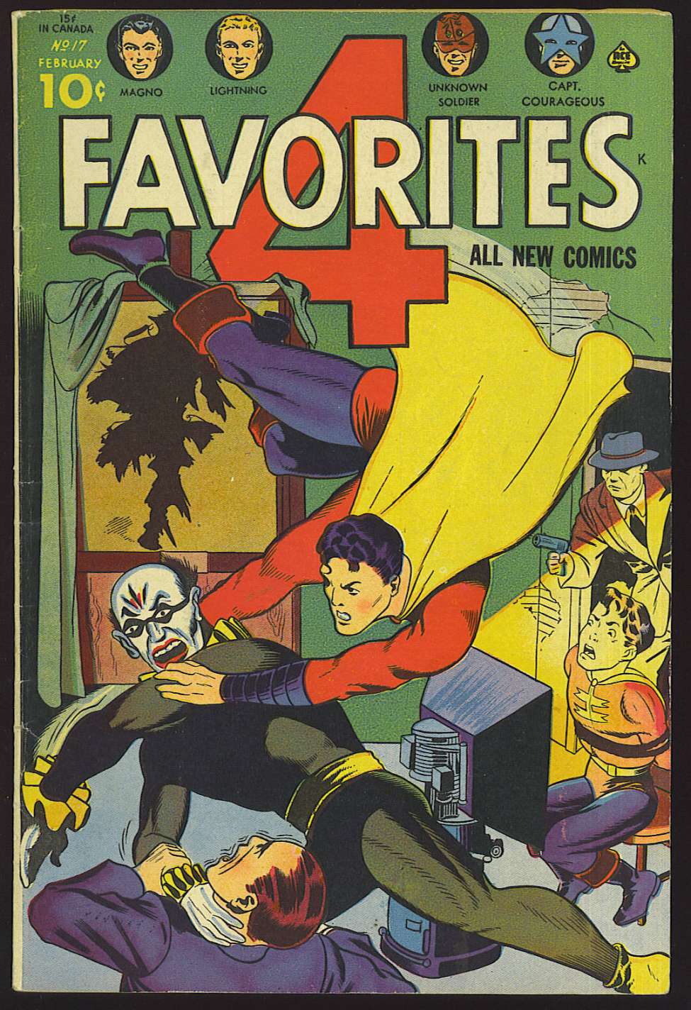 Comic Book Cover For Four Favorites 17 - Version 1