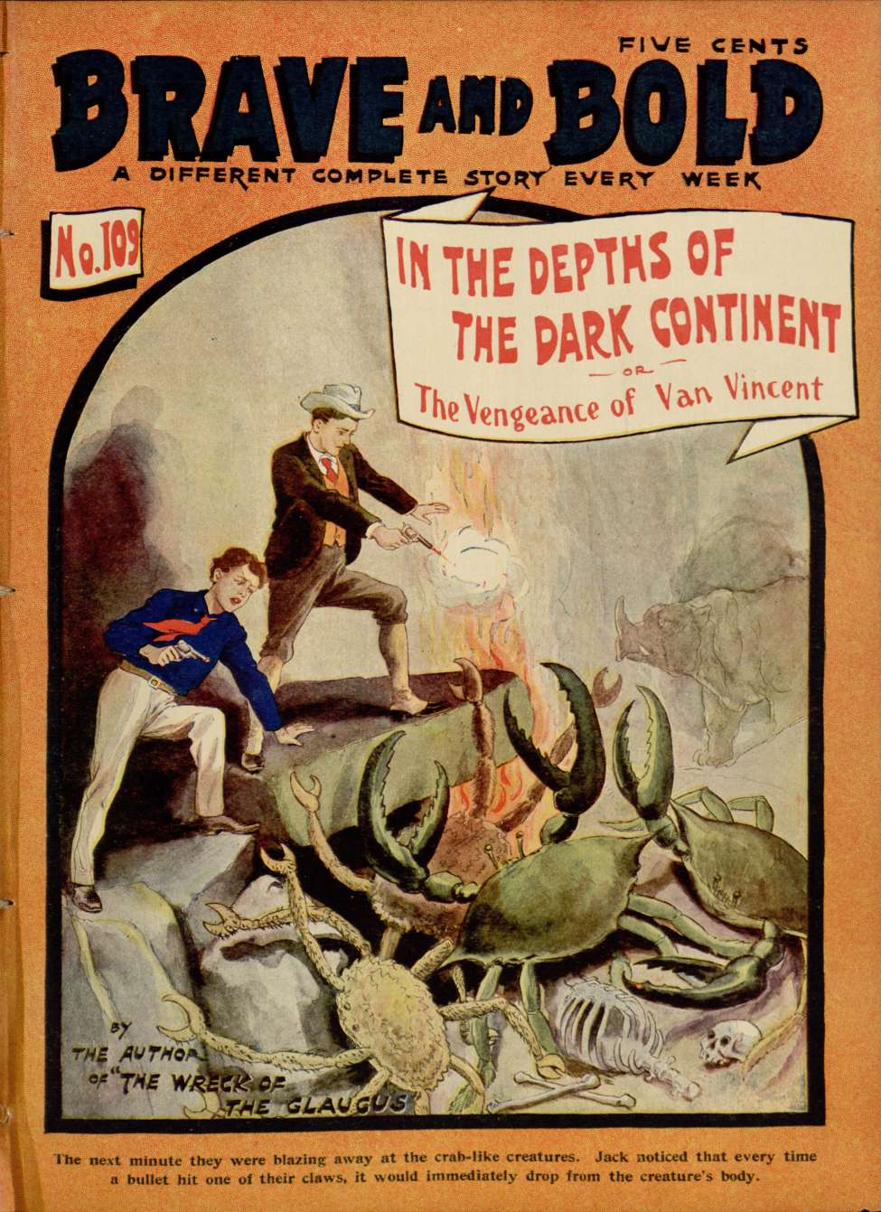 Comic Book Cover For Brave And Bold 109 - In the Depths of the Dark Continent