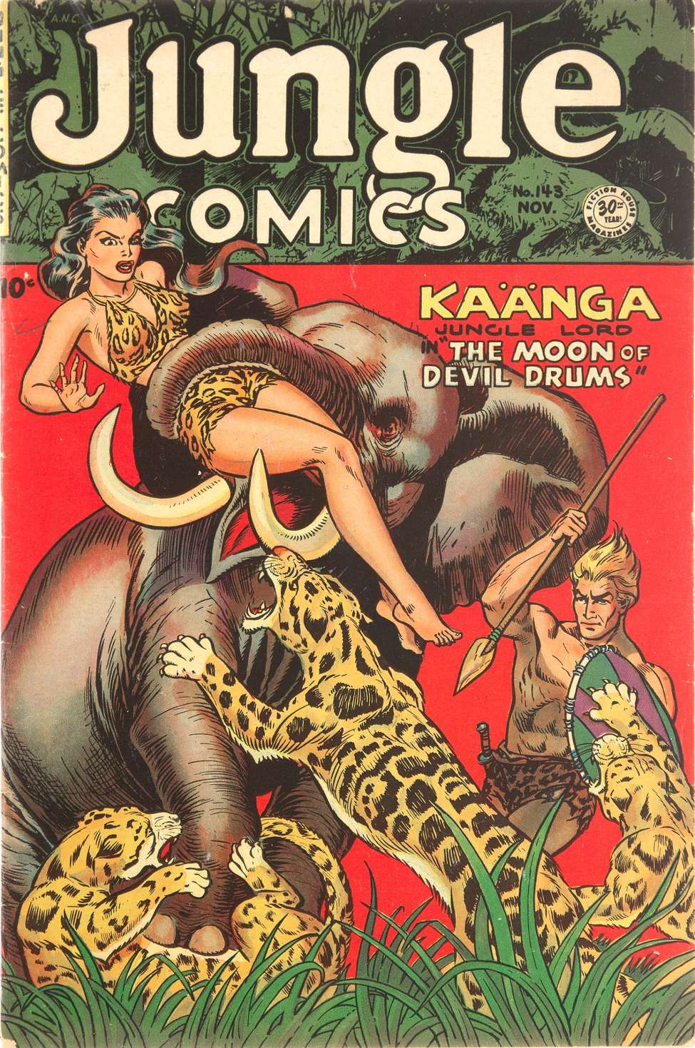 Book Cover For Jungle Comics 143 - Version 2