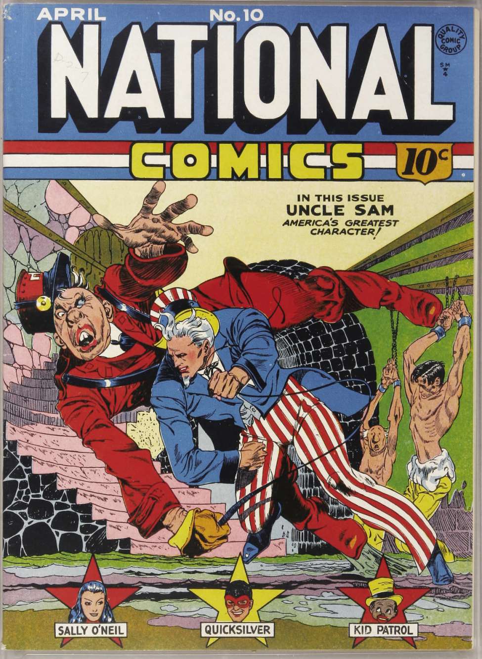 Comic Book Cover For National Comics 10 - Version 1