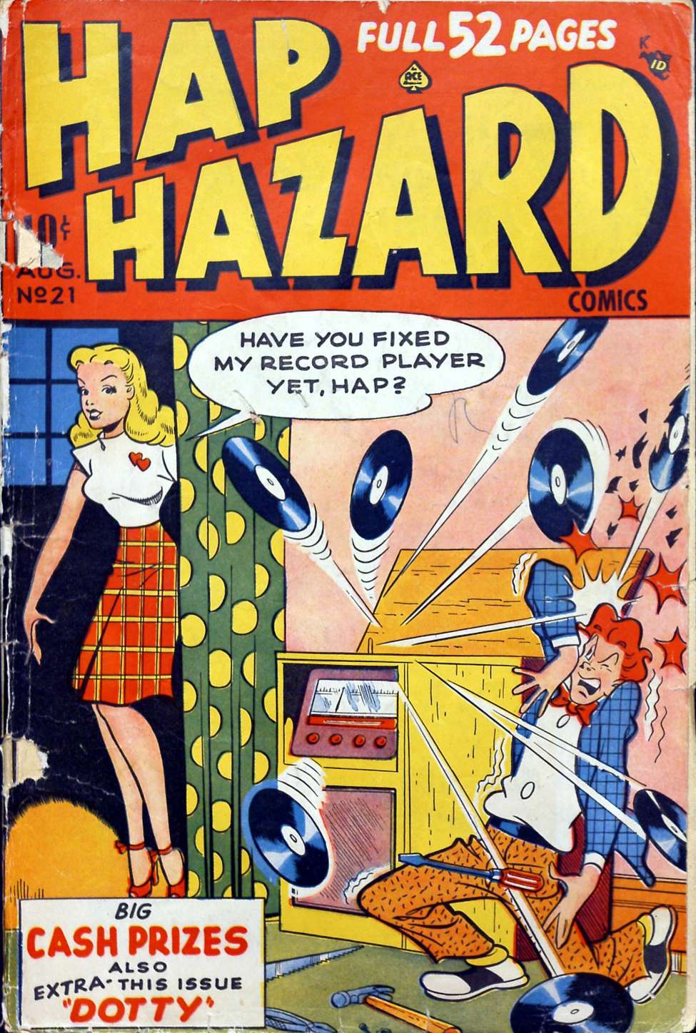 Book Cover For Hap Hazard Comics 21