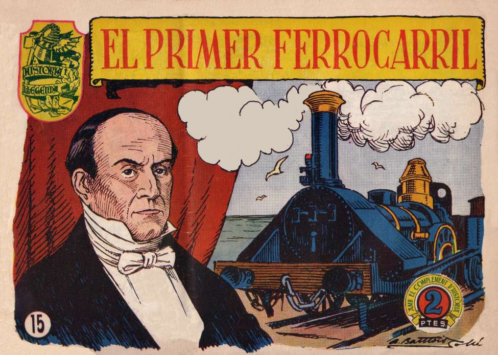 Comic Book Cover For Història i llegenda 15 - El Primer Ferrocarril