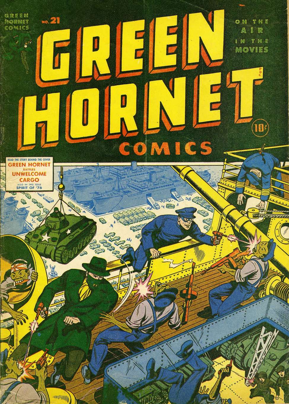 Book Cover For Green Hornet Comics 21