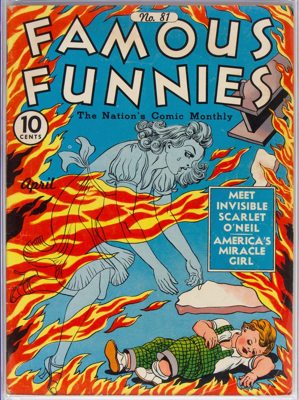 Book Cover For Famous Funnies 81